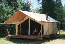 Photograph of Sandpoint Wilderness Vacation Rental - Huckleberry Tent and Breakfast, Clark Fork