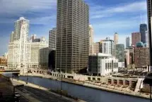 Photograph of Columbus Plaza, Chicago