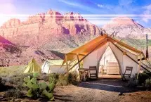 Photograph of Under Canvas At Zion, Virgin