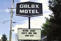 Photograph of Galax Motel, Galax