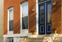 Photograph of Blue Door on Baltimore, Baltimore