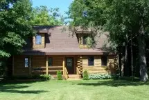 Photograph of Lake Huron Log Home, Harbor Beach