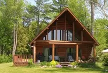 Photograph of Andersons Log Cabin, Munising