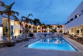 Photograph of Courtyard, Santa Barbara