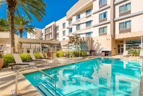 Photograph of Courtyard, Santa Ana