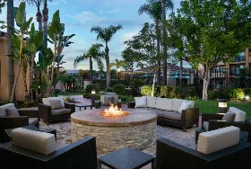 Photograph of Courtyard, Santa Ana