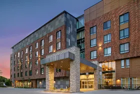 Photograph of Courtyard, Iowa City