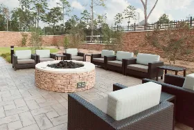 Photograph of Courtyard, Spring