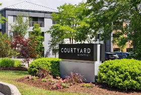Photograph of Courtyard, Williston