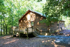 Photograph of Spacious Lakefront Log Home Retreat With Boat Slip!, Greers Ferry