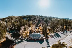 Photograph of Royal Gorge's Rainbow Lodge, Soda Springs