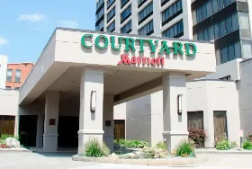 Photograph of Courtyard, Waterbury