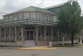 Photograph of Original Springs Hotel & Bath House, Okawville