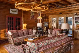 Photograph of Loon Lodge on Rangeley Lake, Rangeley