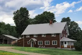 Photograph of Katahdin Lodge in Northern Maine, Moro Plantation