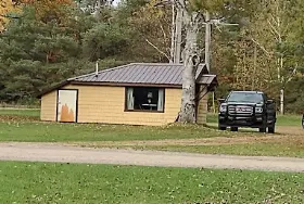 Photograph of Yogi's Cabin 'the Last Resort', Trout Lake