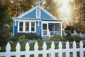 Photograph of Lakeside Blue Cottage, Lakeside