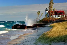 Photograph of Point Betsie Lighthouse, Frankfort