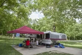 Photograph of Onondaga Cave State Park Campgrounds, Leasburg