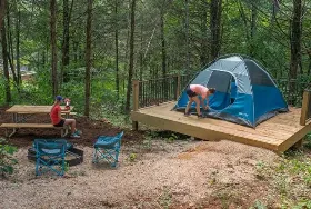 Photograph of Echo Bluff State Park Campground, Eminence