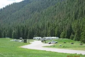 Photograph of Moose Creek Flat Campground, Big Sky