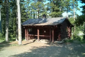 Photograph of Kings Hill Cabin, Neihart