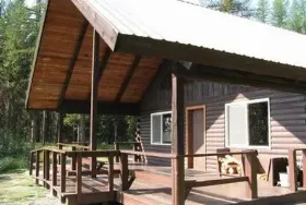 Photograph of Schnaus Cabin, Polebridge