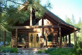 Photograph of Sloway Cabin, St. Regis