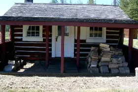 Photograph of Hogan Cabin, Wisdom