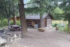 Photograph of Moose Lake Cabin, Philipsburg