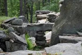 Photograph of America's Stonehenge, Salem