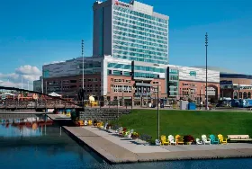Photograph of Buffalo Marriott at LECOM HARBORCENTER, Buffalo