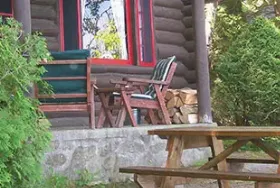 Photograph of Pine Point Cottages & Motel, Lake Luzerne
