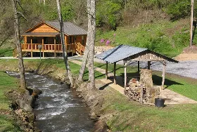 Photograph of Lands Creek Log Cabins, Bryson City