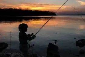 Photograph of Lake Ozzie Cobb, Antlers