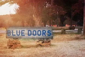 Photograph of Blue Doors At Tenkiller, Gore