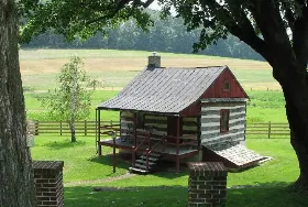 Photograph of Gruber Homestead Settler's Cabin, Robesonia