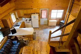 Photograph of Wickiup Cabins, Lead