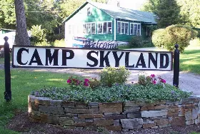 Photograph of Camp Skyland on Lake Champlain, South Hero