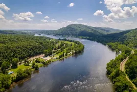 Photograph of New River Junction, Blacksburg