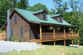 Photograph of Hilltop Log Cabin, Shenandoah