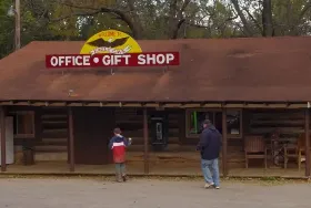 Photograph of Eagle Cave, Blue River