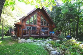 Photograph of Log Home On Big Lake Chippewa (eaglesnest), Hayward