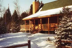 Photograph of Sunrise Shores Log Cabin, Sturgeon Bay