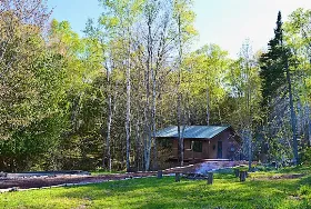 Photograph of Hauser's Bayfield Cabin, Bayfield