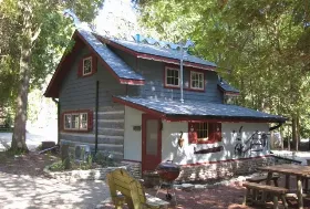 Photograph of Loc Haven Log Cabins, Baileys Harbor