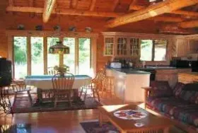 Photograph of Glaciers End Log Cabin, Mercer