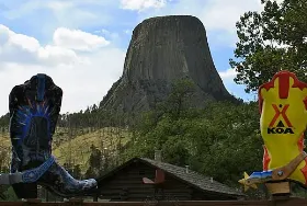 Photograph of Devils Tower / Black Hills KOA Journey, Devils Tower