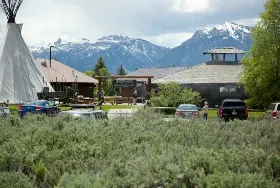 Photograph of Dornans Chuckwagon Spur Ranch Cabins, Moose